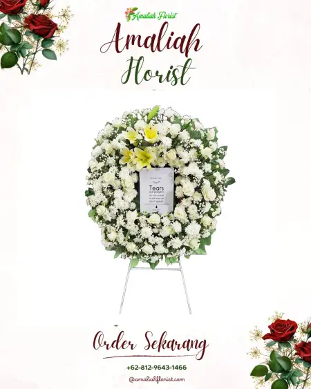 Krans Bunga Duka Sukomaju